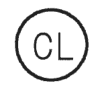 円の中にCLの字がある図記号