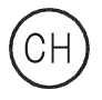 円の中にCHの字がある図記号