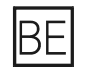 正方形の中にBEの字がある図記号