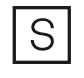 正方形の中にSの字がある図記号