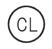 円の中にCLの字がある図記号